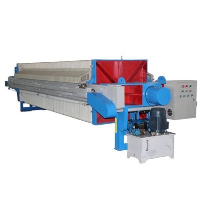 Manual Operation Sludge Dewatering Filter Press Machine for Solid Liquid Separation