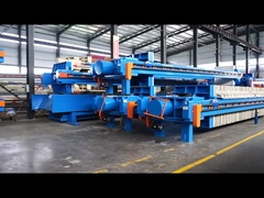 Χειροκίνητη Λειτουργία Μηχανή Φίλτρου Πρεσσαρίσματος Ιλύος για Διαχωρισμό Στερεών Υγρών